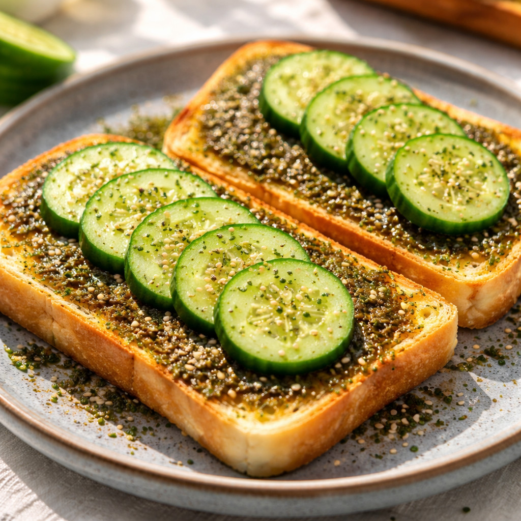 Zaatar and Olive Oil Sandwich