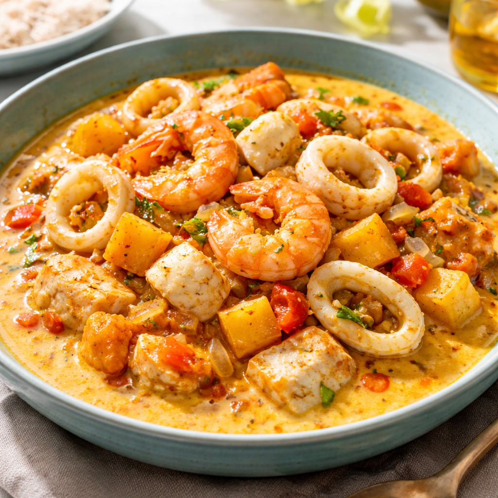 Seafood with Coconut