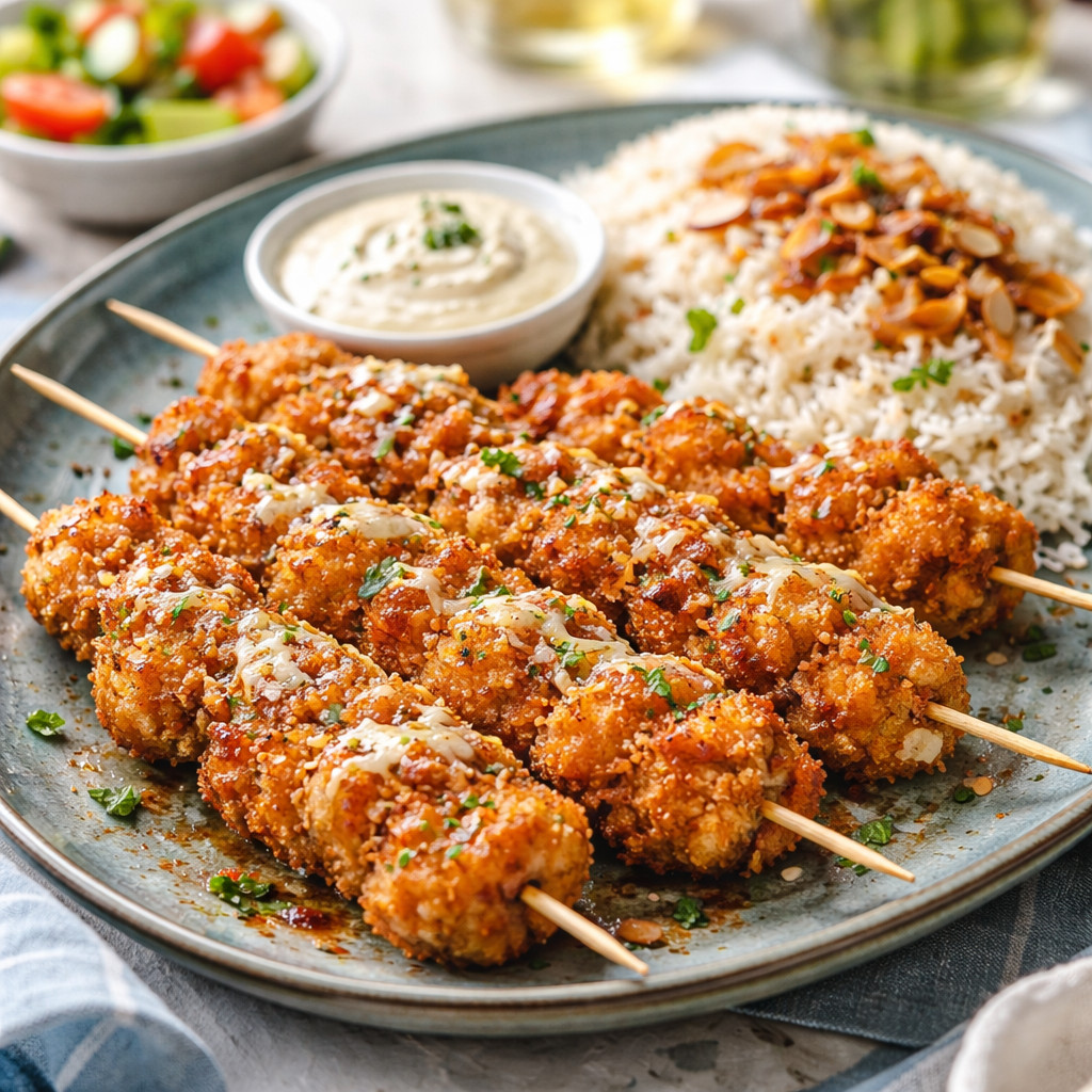 صدور الدجاج المقلية