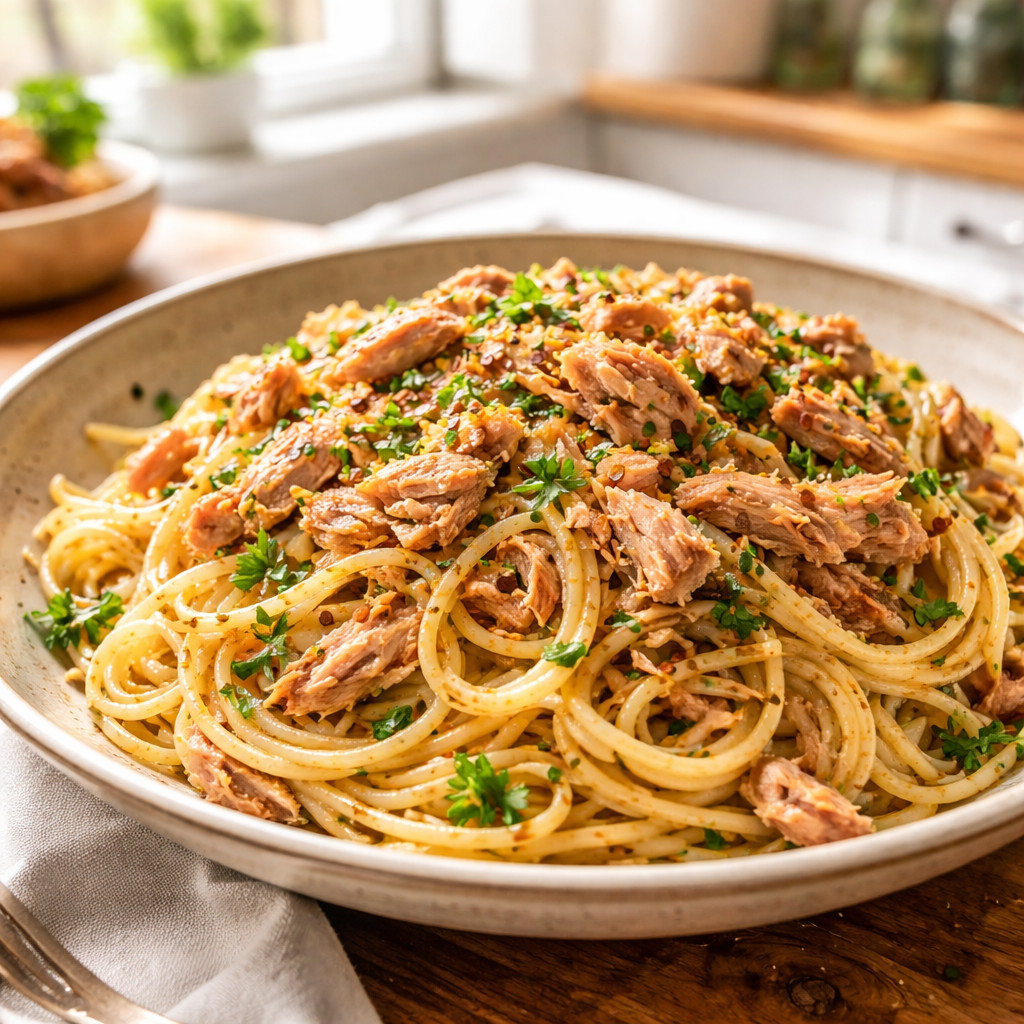 Spaghetti with Tuna