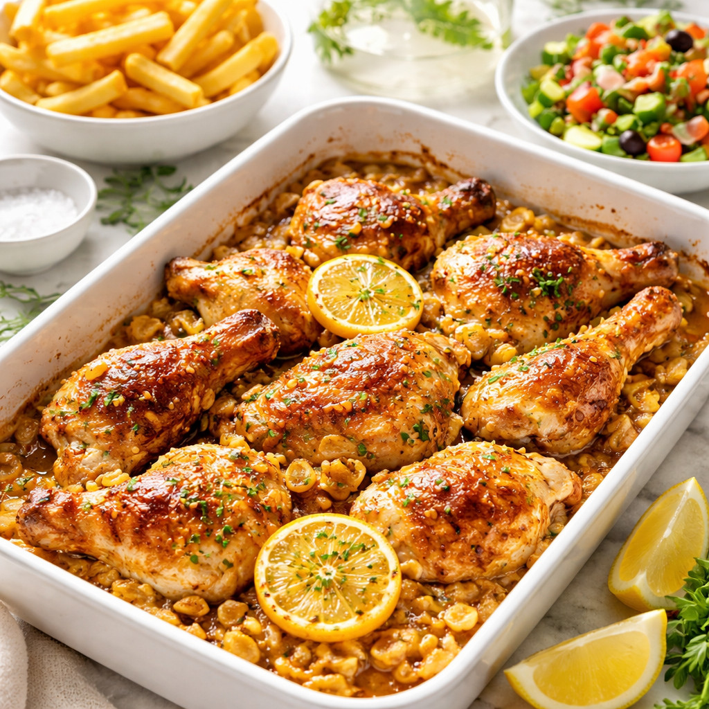 Garlic Chicken Tray