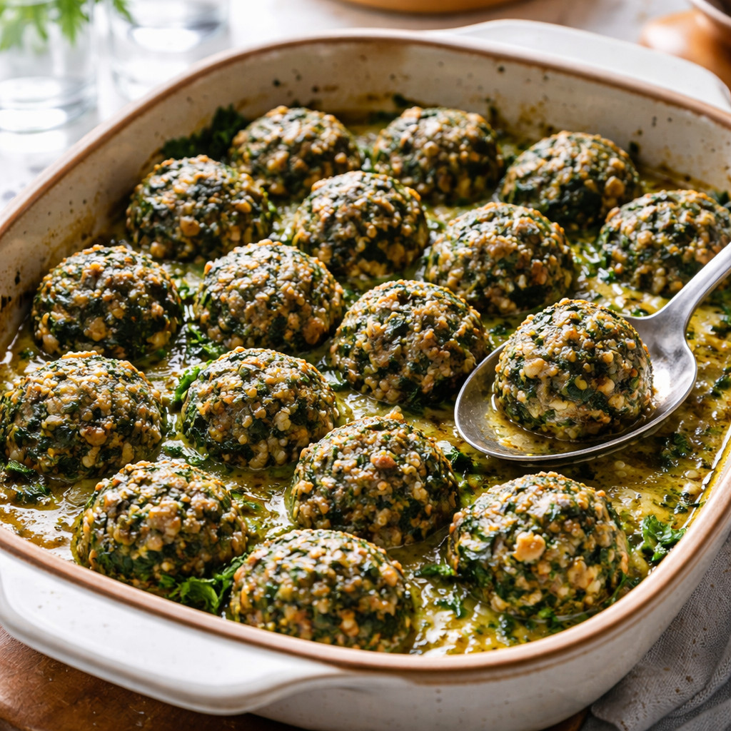 Kefta aux épinards