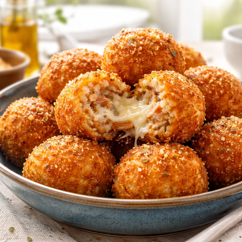 Boulettes de riz au fromage