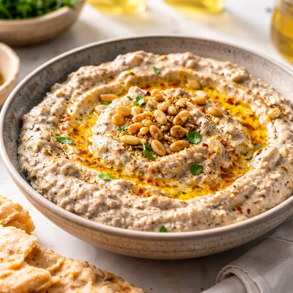 تونة بالطحينة