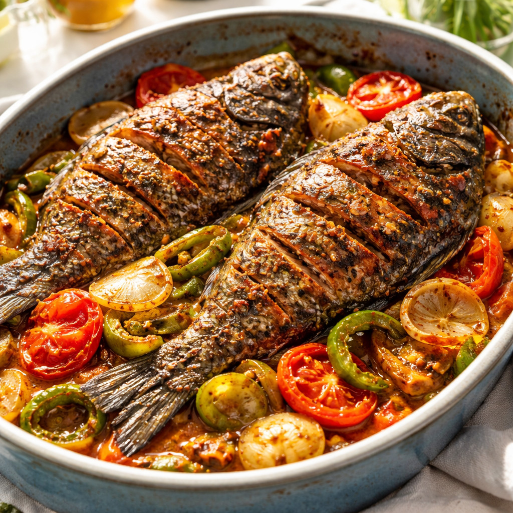 Poisson tilapia au four