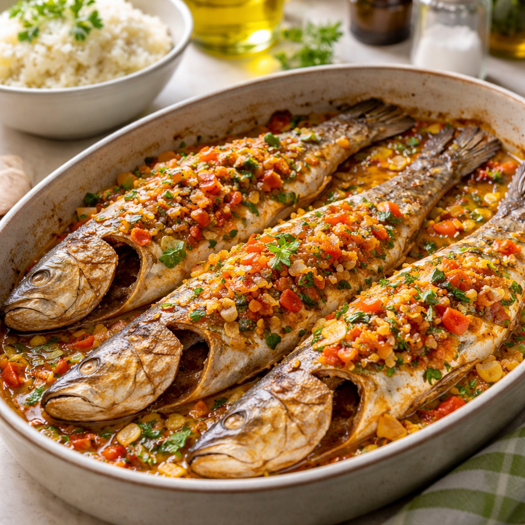 صينية سمك سنجارى