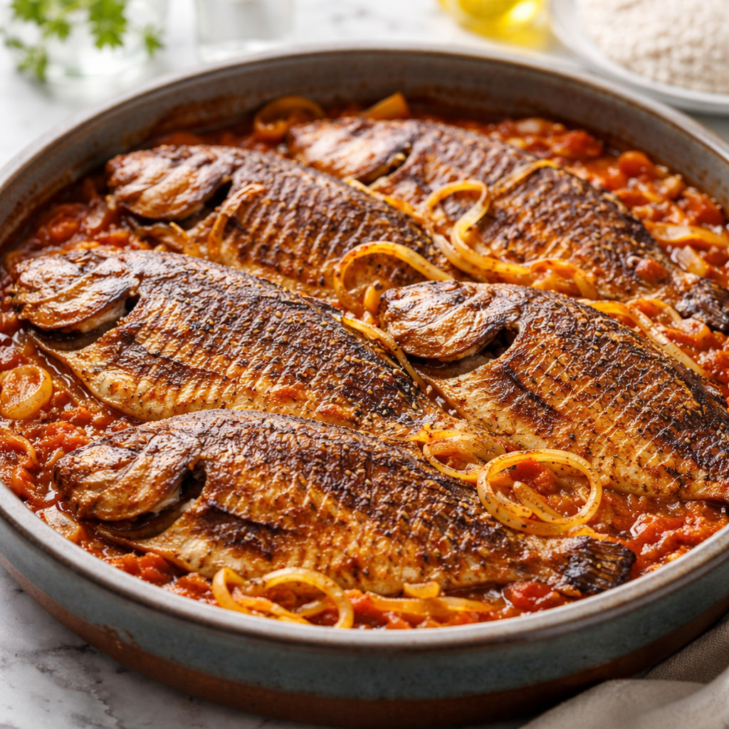Fish with Tomatoes