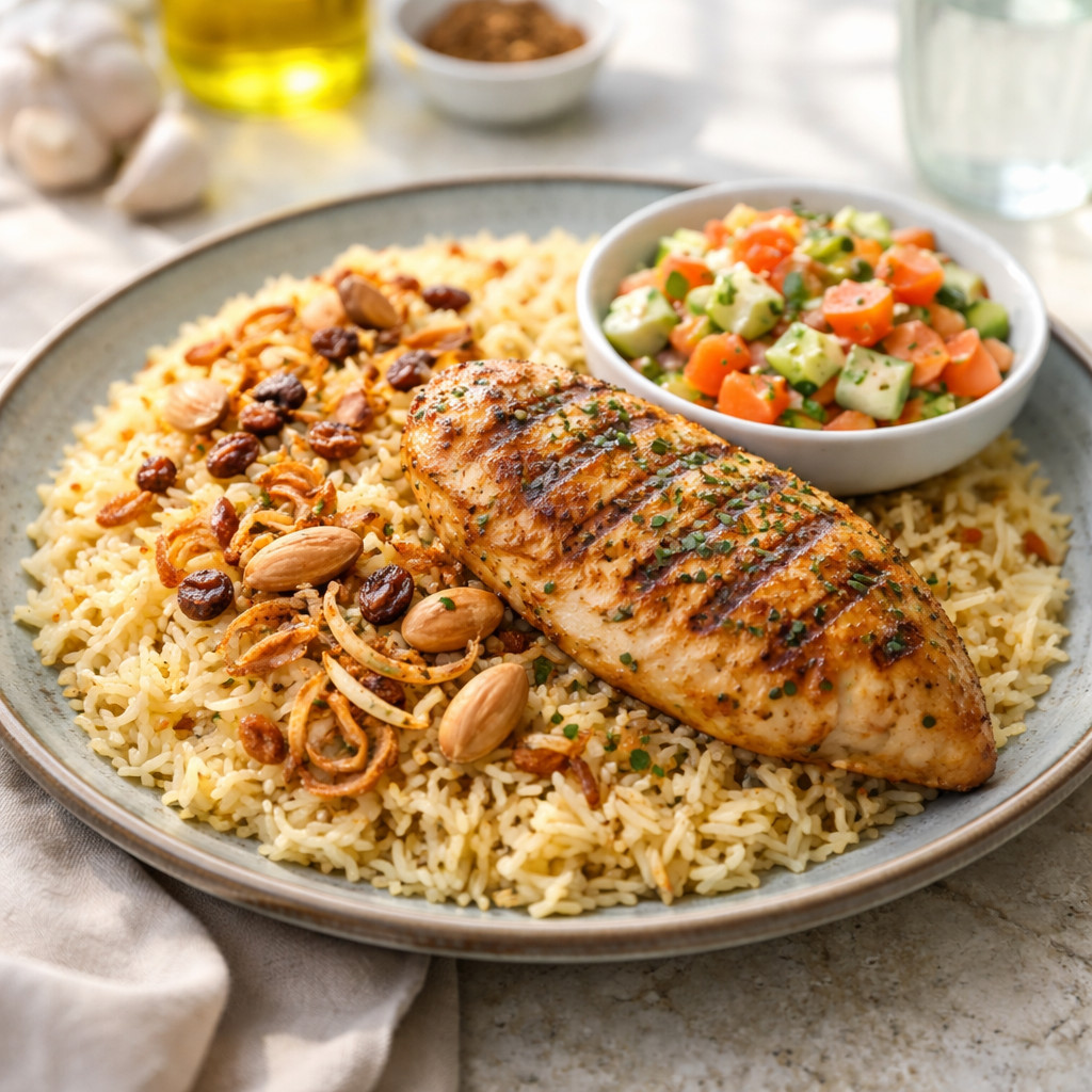Grilled Chicken Kabsa