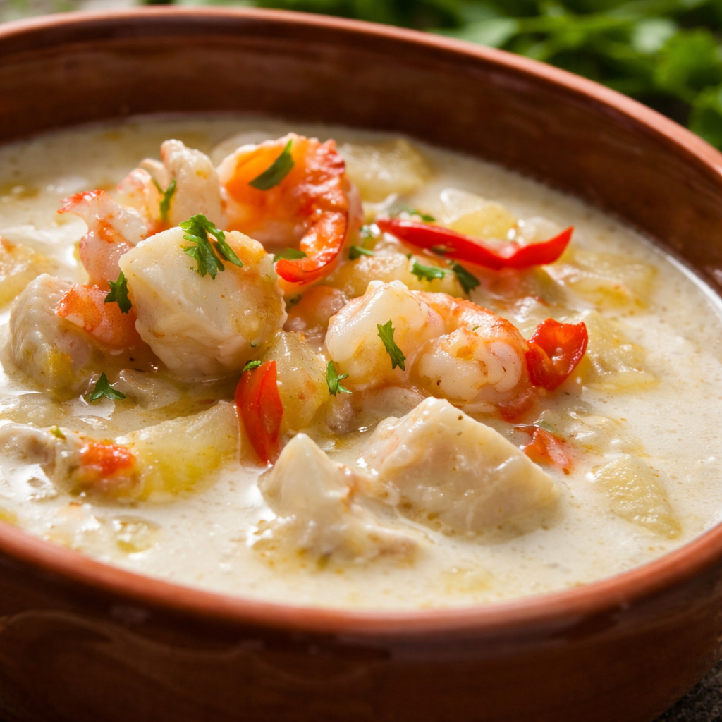 Egyptian Seafood Soup