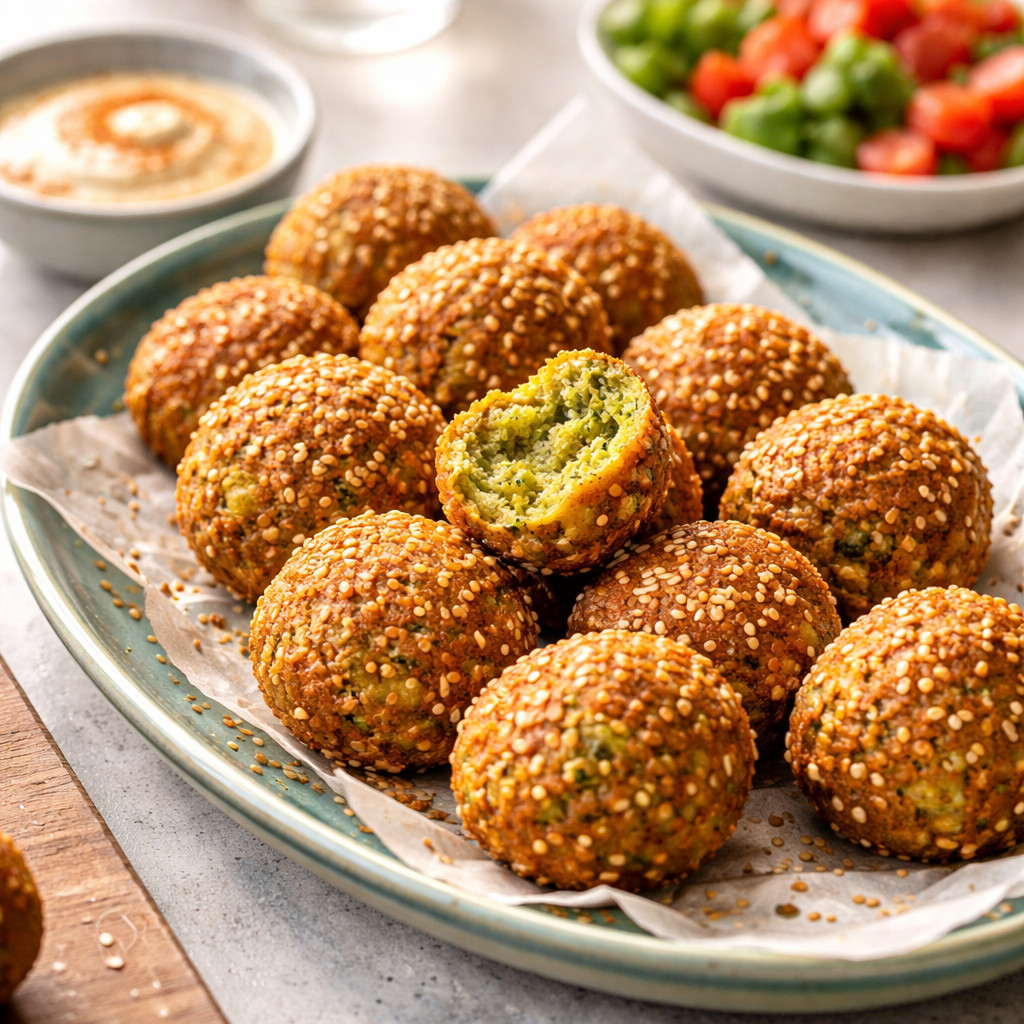 Falafel with Chickpeas and Fava Beans