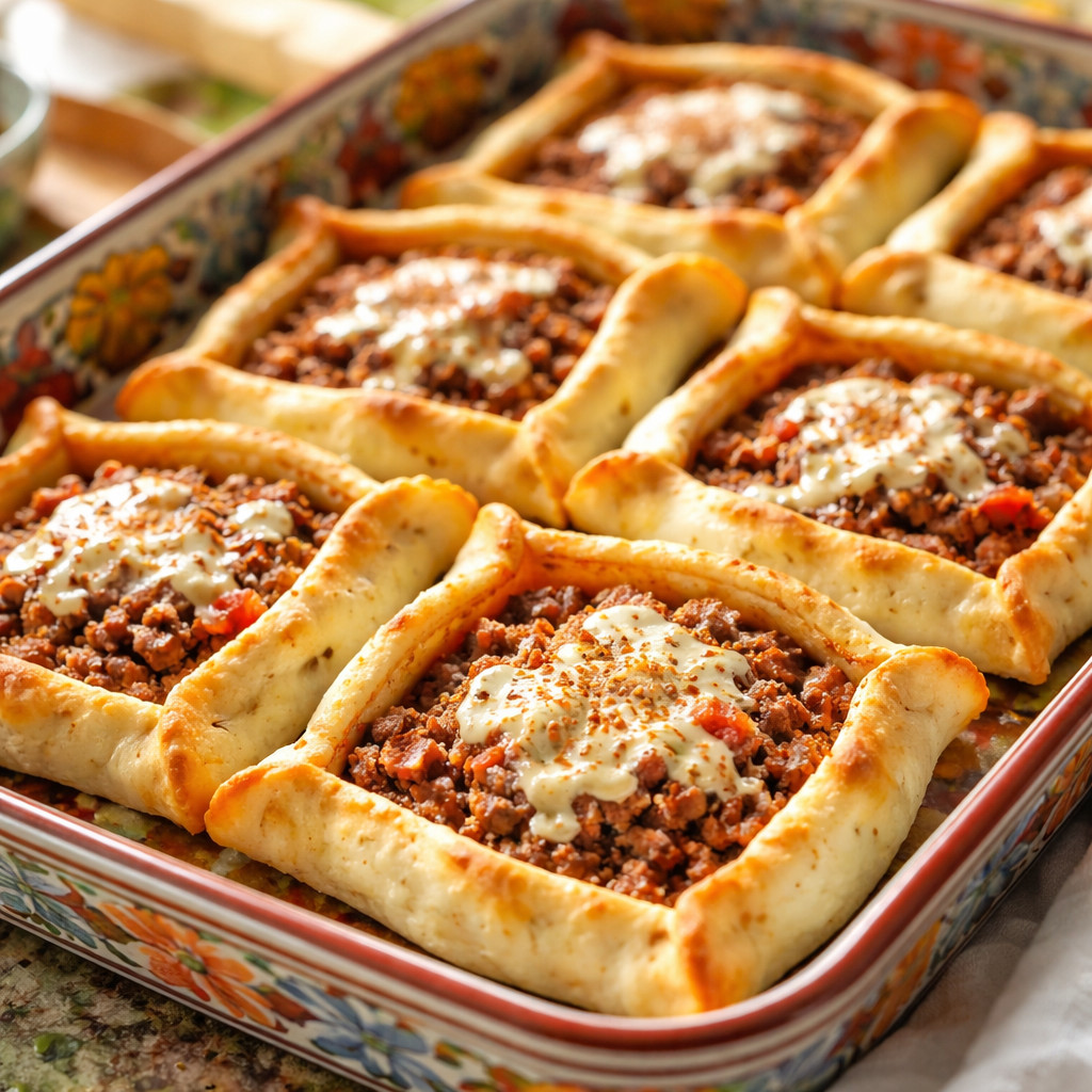 Meat Pies with White Sauce