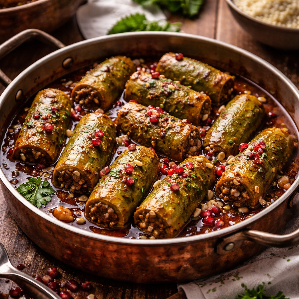 كوسا ابلما بدبس الرمان