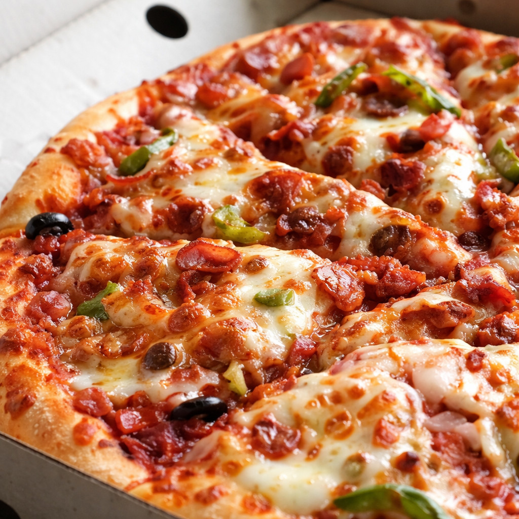 Pizza aux saucisses