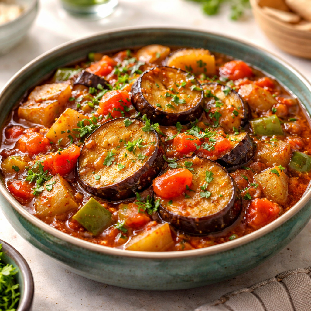 Eggplant Mtabak