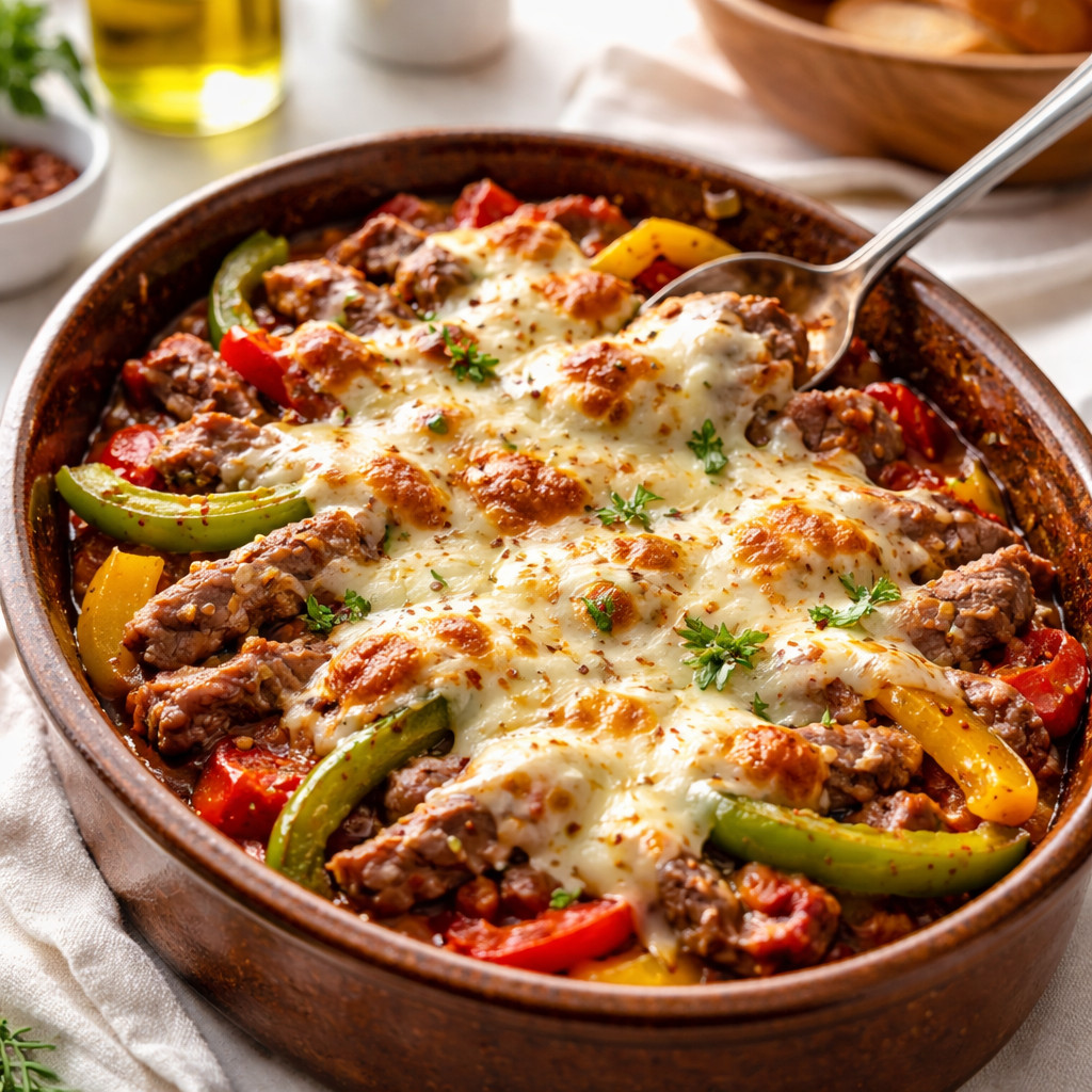 Meat Tagine with Mozzarella Cheese