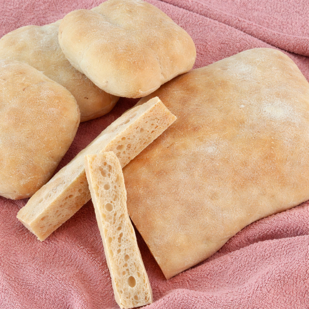 Ciabatta Bread and Ciabatta Rolls
