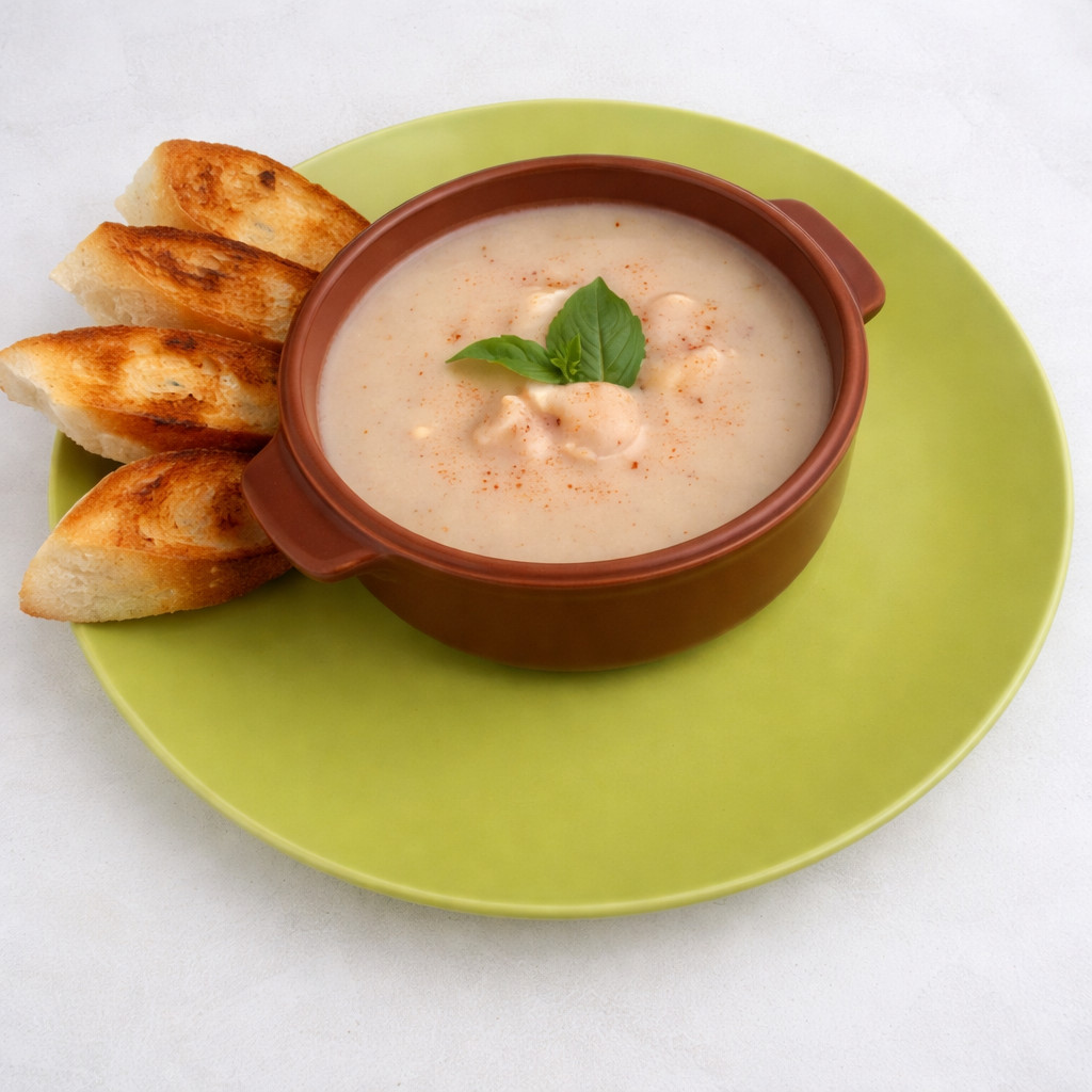 Soupe d'avoine au poulet