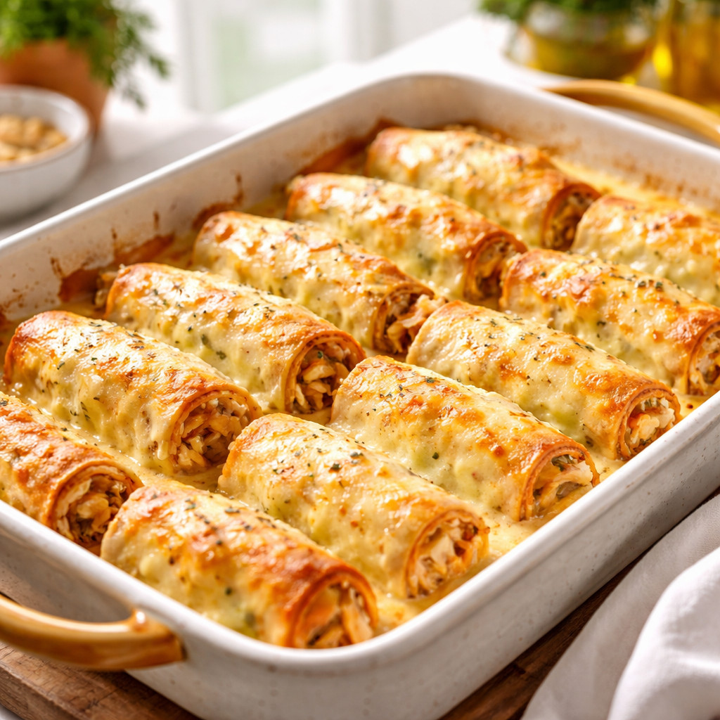 Rouleaux de printemps au poulet