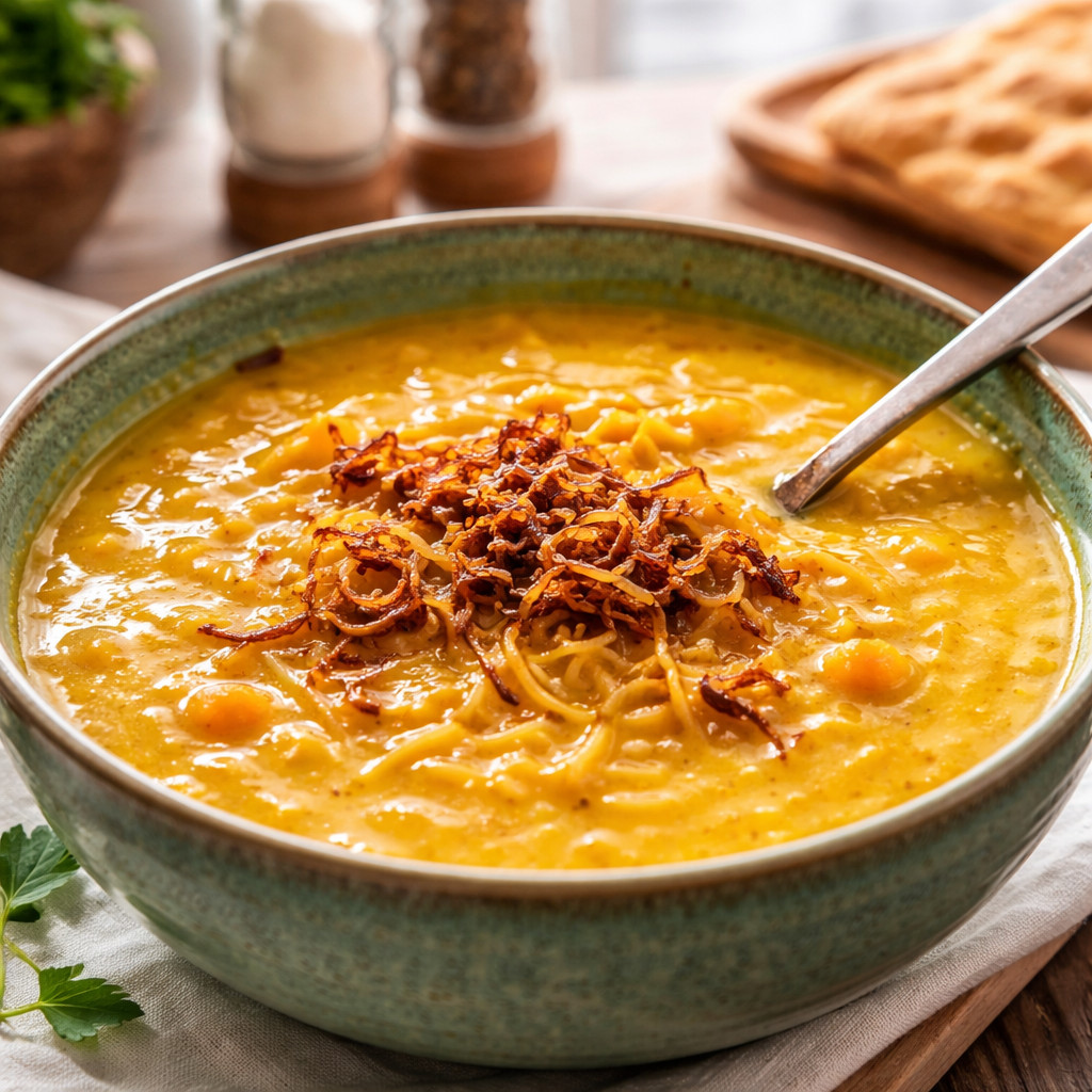 Soupe de lentilles jaunes
