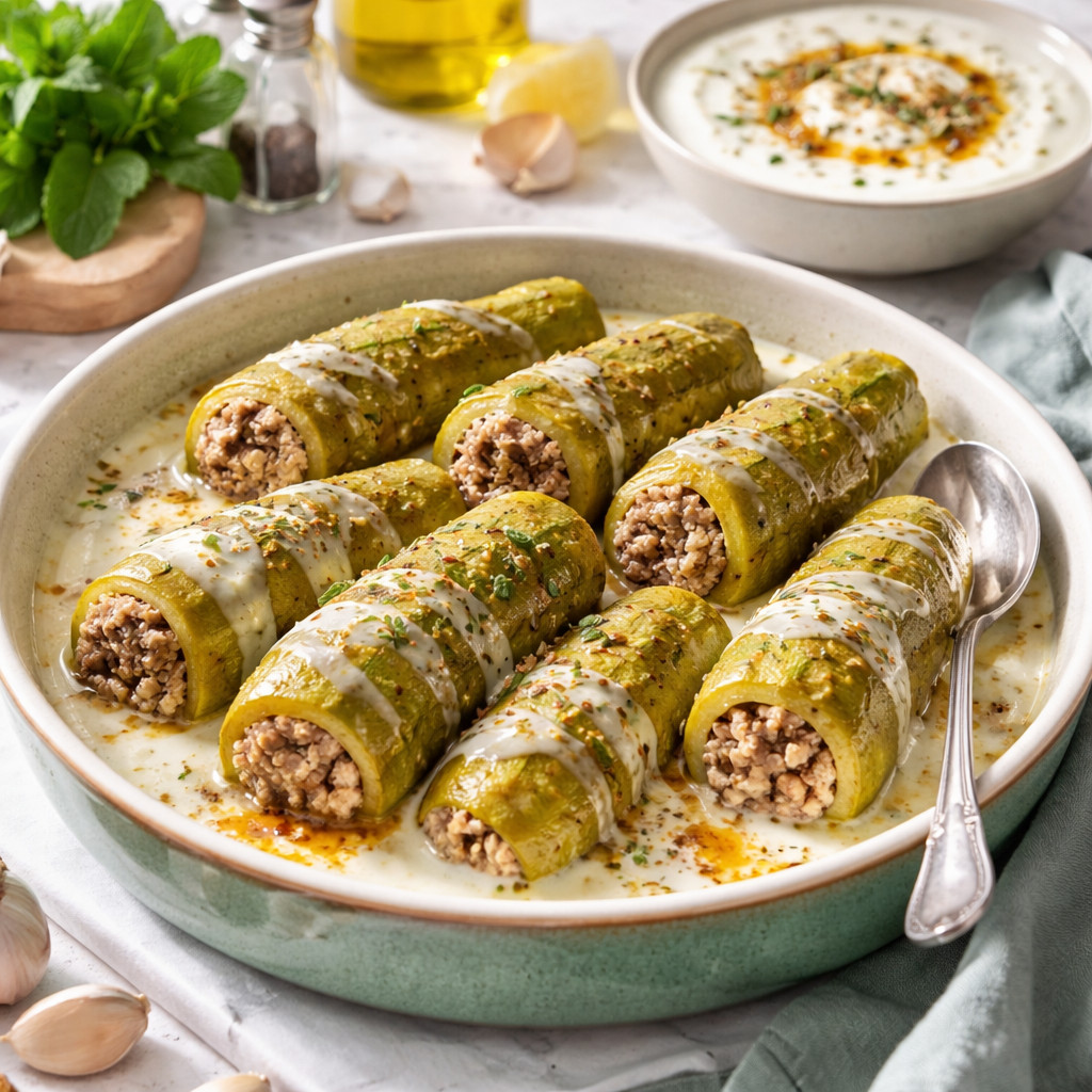 Courgettes au yaourt