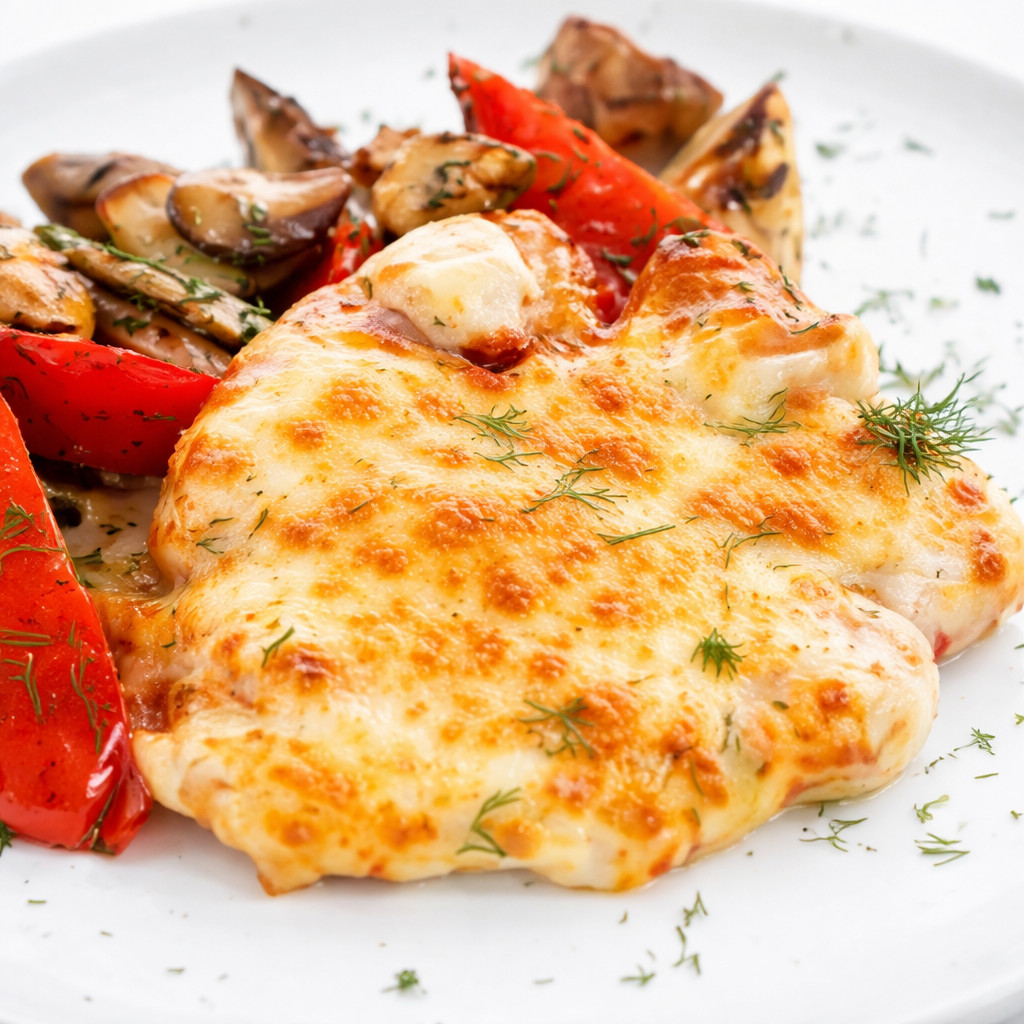 Gratin with Scallops and Mozzarella