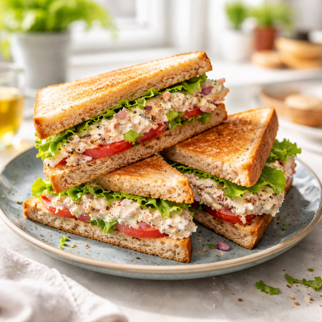 Tuna Sandwich with Yogurt