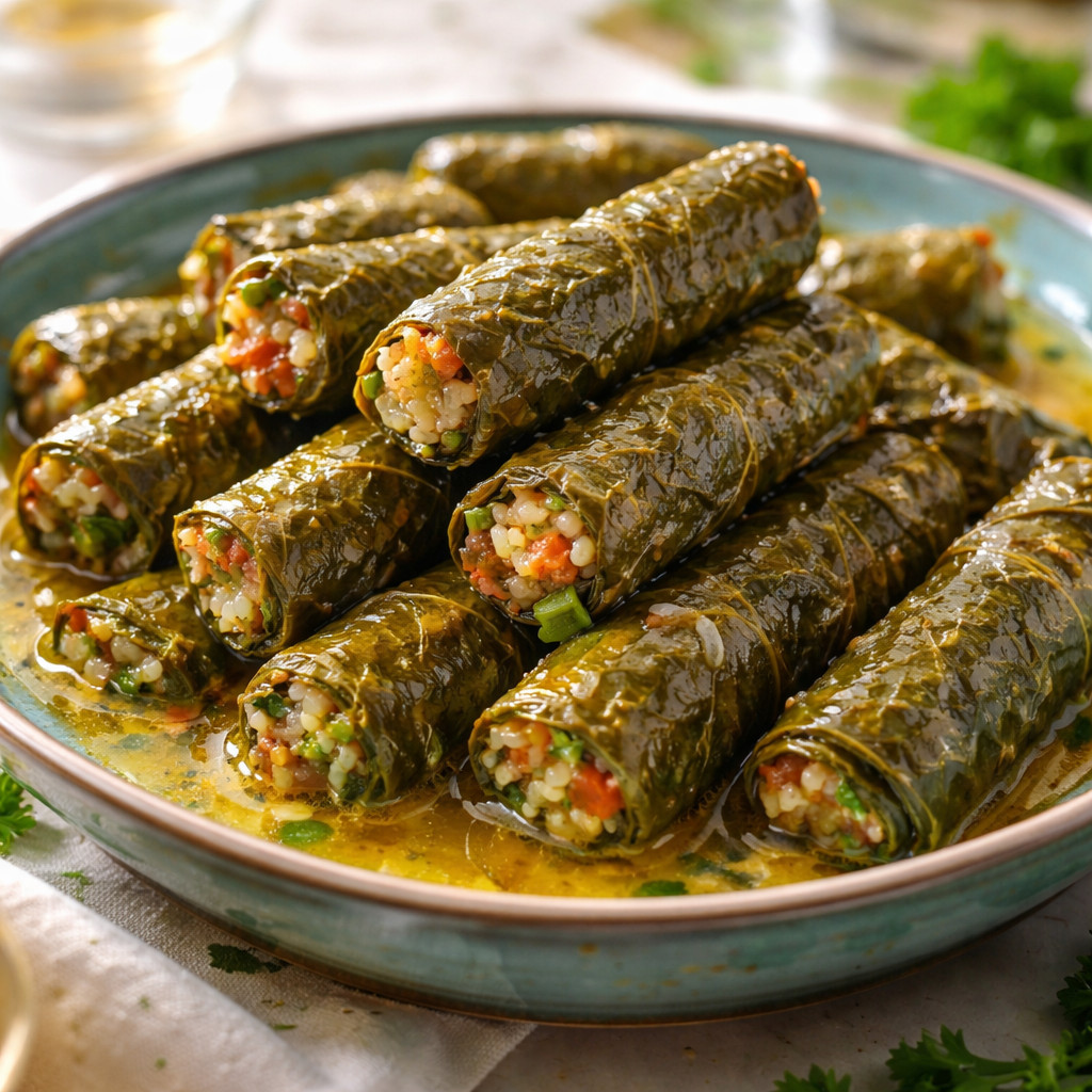 ورق عنب بالزيت