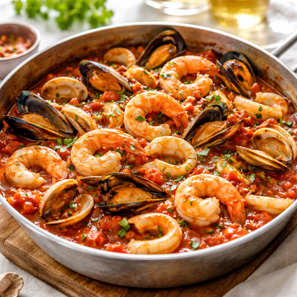 Sauce marinara aux fruits de mer