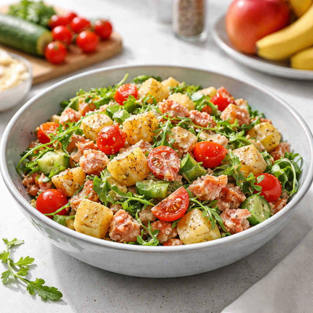 Potato and Salmon Salad