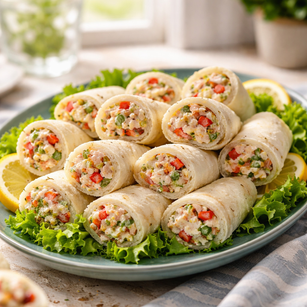 Tuna Toast Rolls