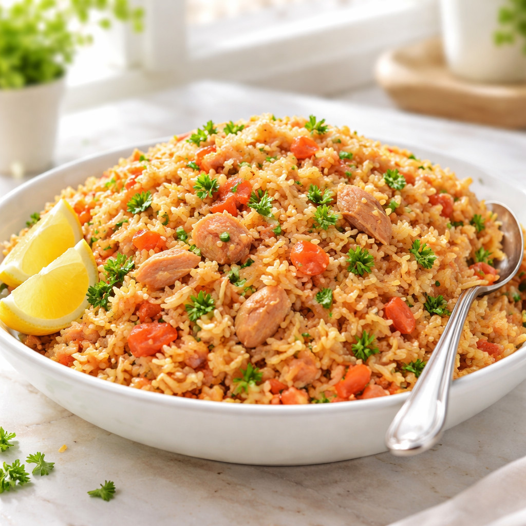 أرز بالتونة