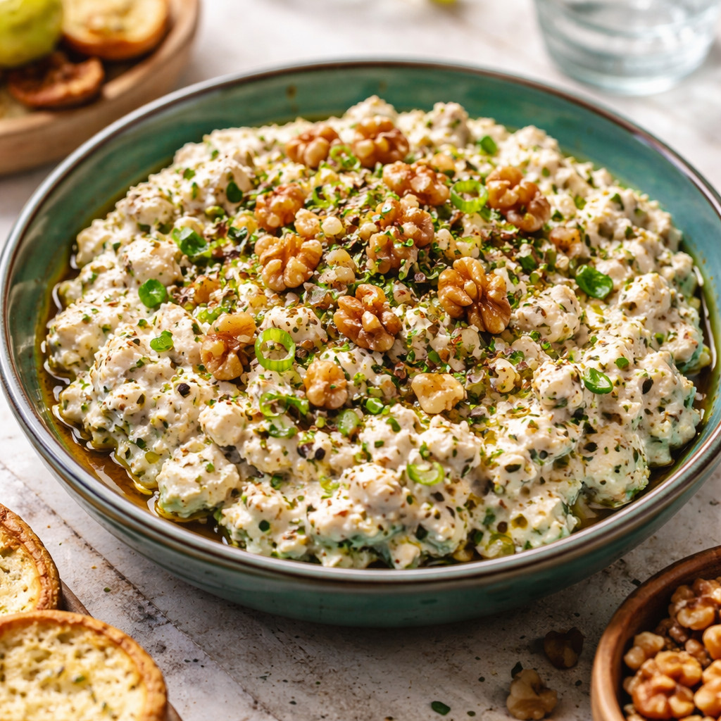 Fromage aux noix et aux herbes